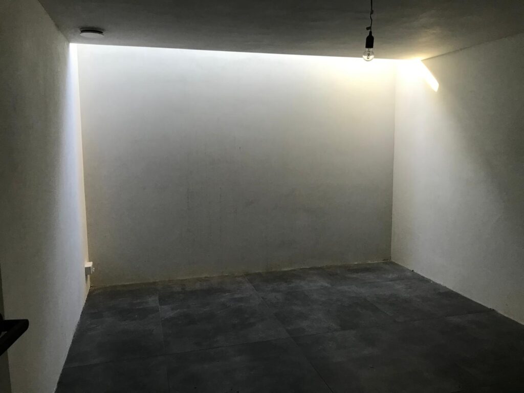 Prefab kelder als klusruimte