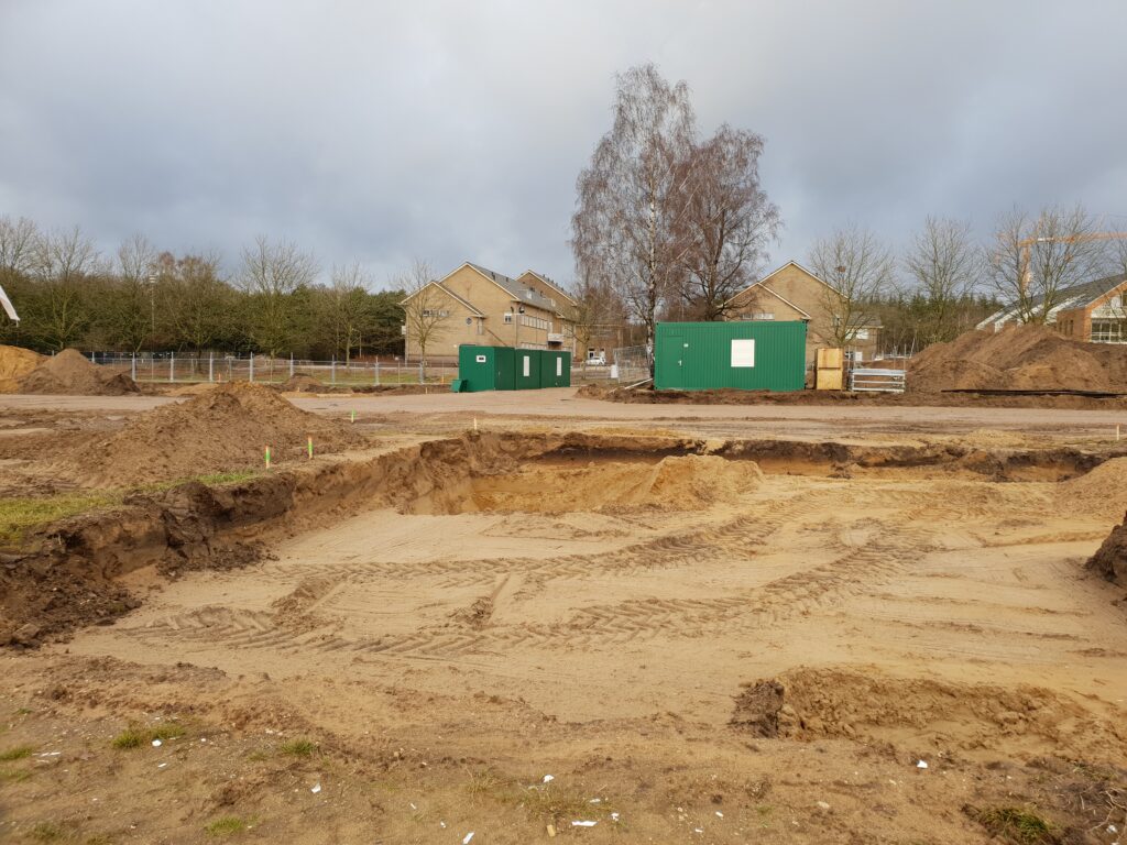 Uitgraven ondergrond voor een luxe kelder door Kelder Gigant